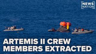 Artemis II crew members emerge from capsule | On Balance