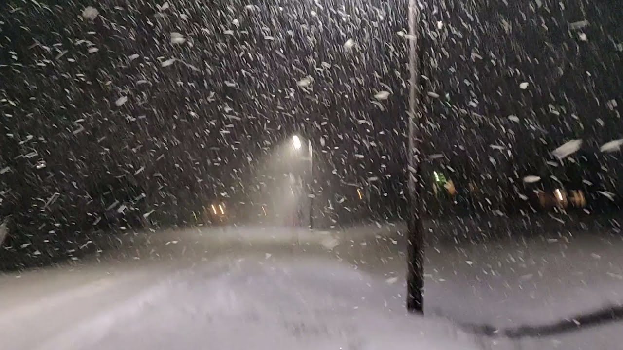 Intense Snowfall Longyearbyen (Svalbard), November 2018