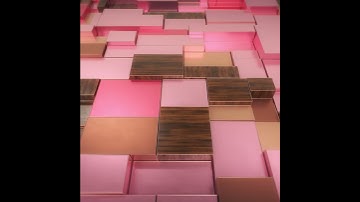 Abstract cubes made with divider plugin in cinema 4D