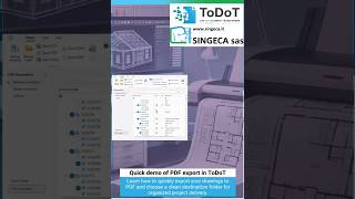 Export Drawings to PDF in ToDoT Publish