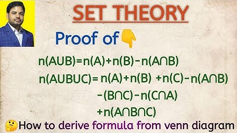 Some important results on number  of elements in set|SET THEORY|IIT JEE|NDA|NCERT CLASS 11