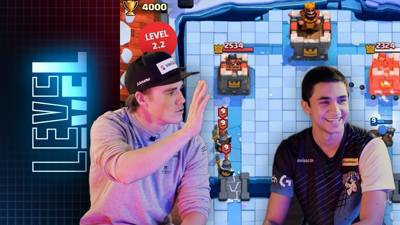 «Clash Royale & Skicross in 20 Sekunden erklärt» - LEVEL 2.2 mit Alex Marro und Senpai Rekt