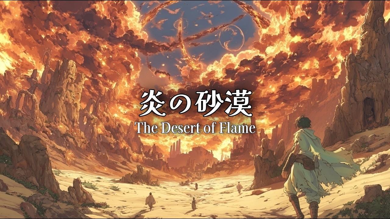 Celtic/Arabian Music – The Desert of Flame | 1 Hour Fantasy BGM