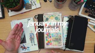 January 2025 Journal Update & Flipthrough ✷ Hobonichi Weeks, Ours Studio Journal, TN & TAN A5
