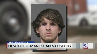 DeSoto County man escapes custody