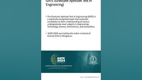 Introduction to GATE (Architecture and Planning)
