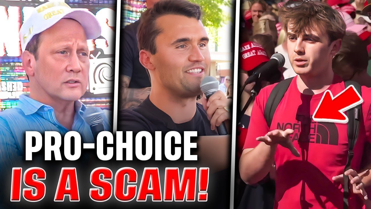 Charlie Kirk and Rob Schneider Debate Split-Ticket Voter on Abortion and Pro-Life Principles at Campus Event