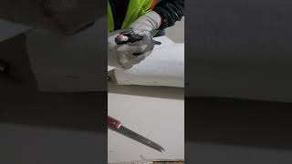 Easy lateral tee pipe insulation pata de mula facil de hacer #fiberglasspipe