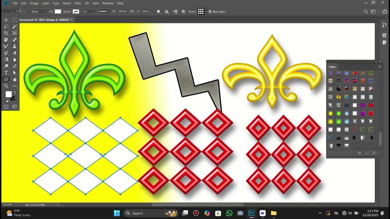 How to create clipping mask design in Adobe Photoshop