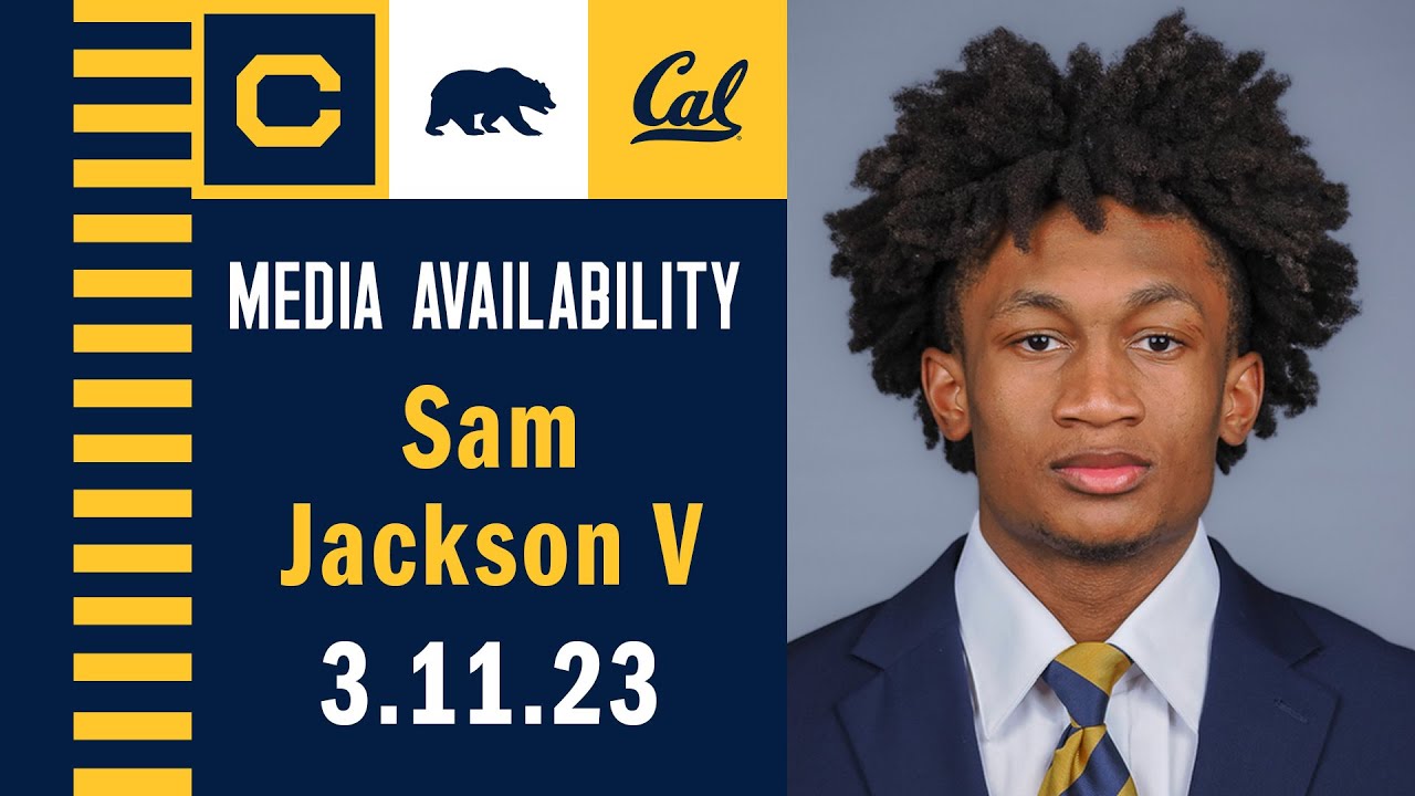 Cal Football: Sam Jackson V Spring Football Media Availability (3.11.23)