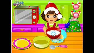 How To Play Dora Cooking Christmas Cake screenshot 4