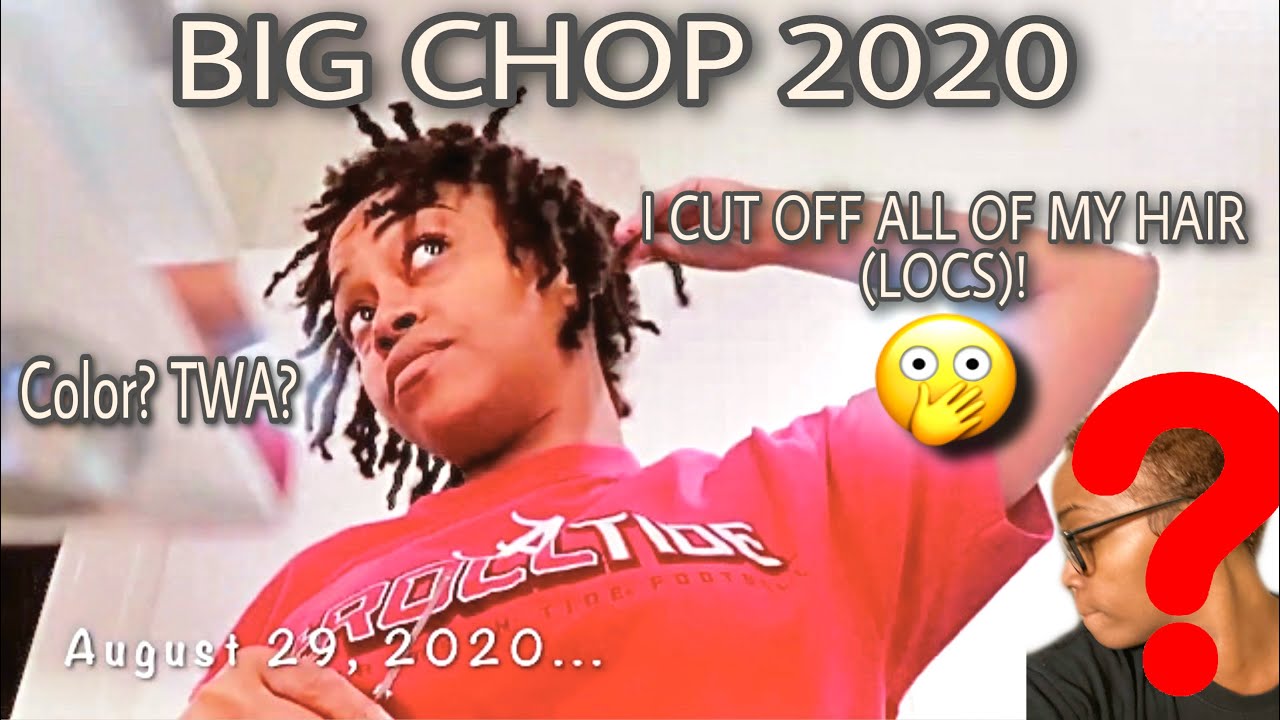 BIG CHOP 2020: WHY I CUT ALL OF MY HAIR (LOCS) | CUTTING & COLORING MY 3C/4A TWA ( NATURAL HAIR )