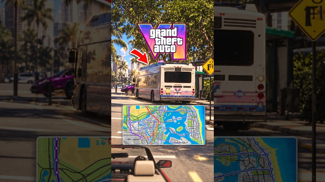 Le Réseau de BUS et de TRAIN de GTA 6 est INCROYABLE 😍 !!