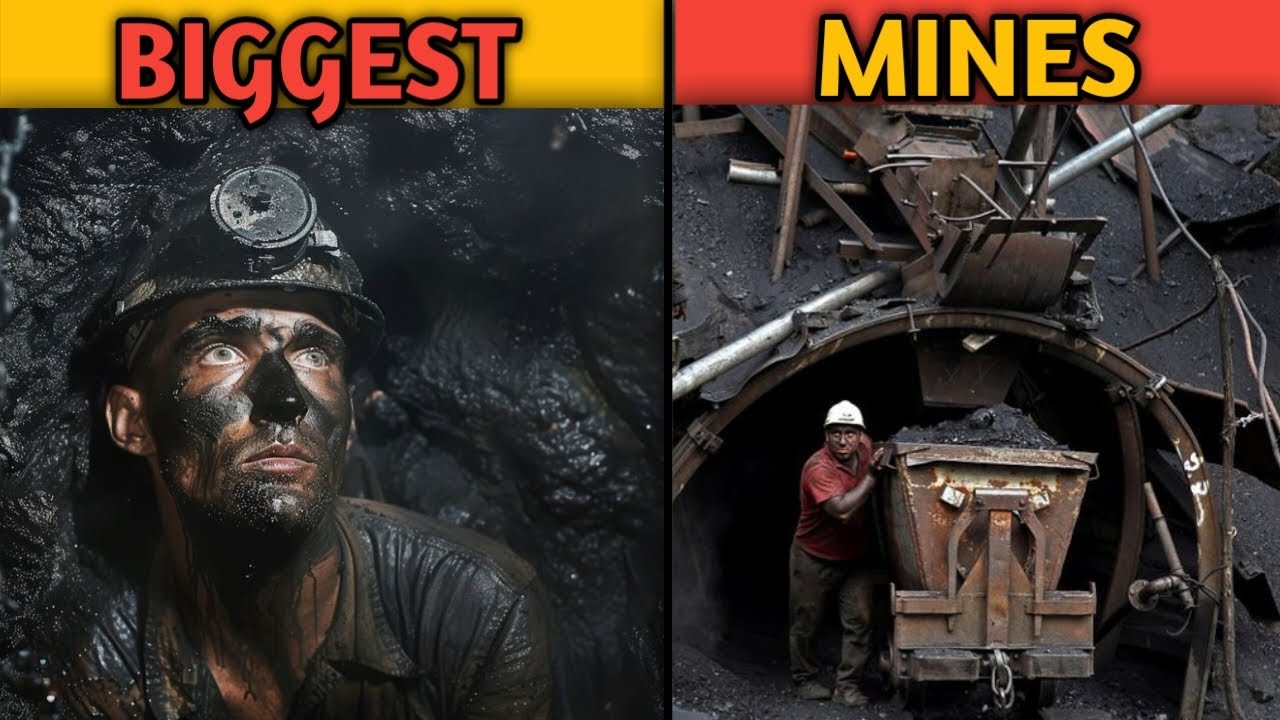 "Inside the 10 Biggest Coal Mines on Earth!" 😱 | Amazing Nature Facts in Hindi 🤯