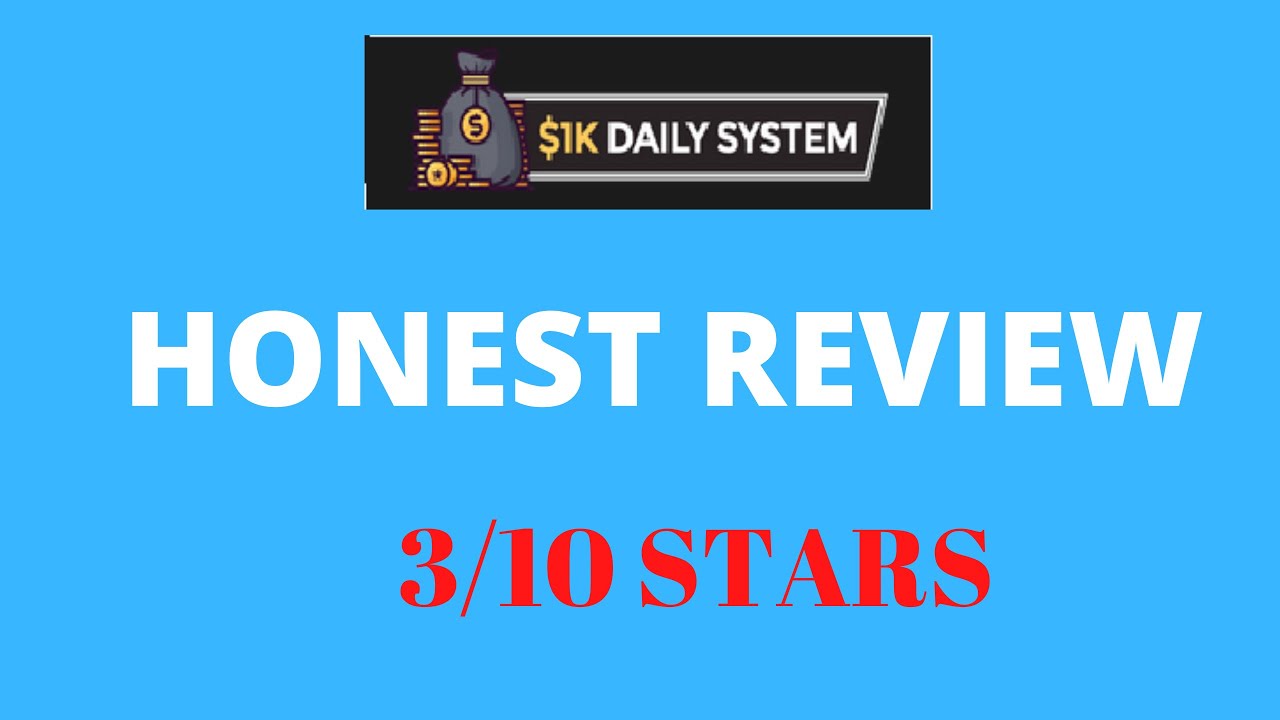 1K Daily System Review - Do You Need it? - Honest Review of Glynn Kosky's 1K Daily System