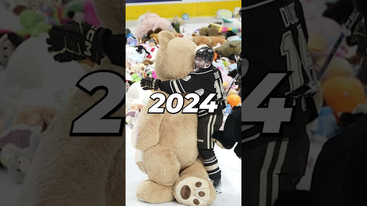Why did these fans throw 75,000 Teddy Bears onto the Ice...