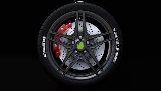 Car Wheel Automotive Logo  After Effects Template