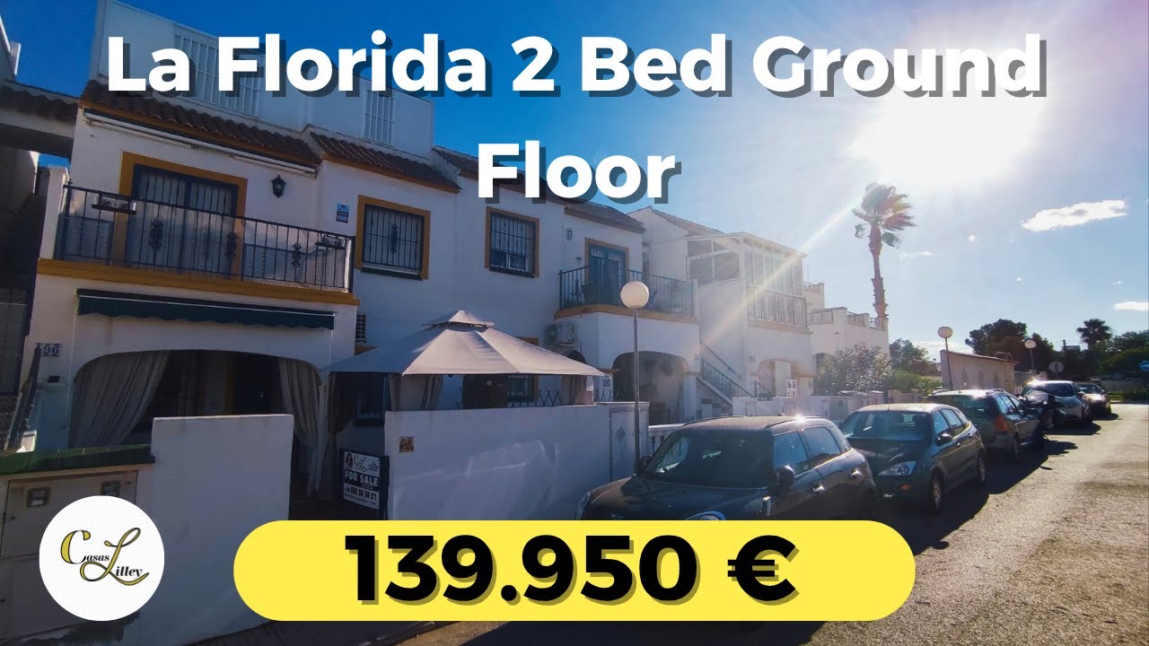 €139,950 La Florida Apartment – 2 Bed Ground Floor, West-Facing Next to Pool Area