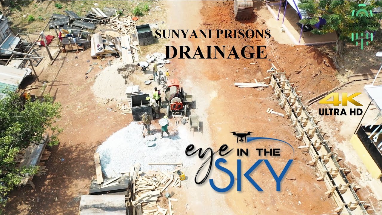Sunyani Prisons Road Works Aerial view 4K
