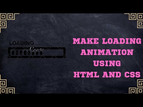 How to make a Animated Loading Design using HTML And CSS || #easy || #css || #coding