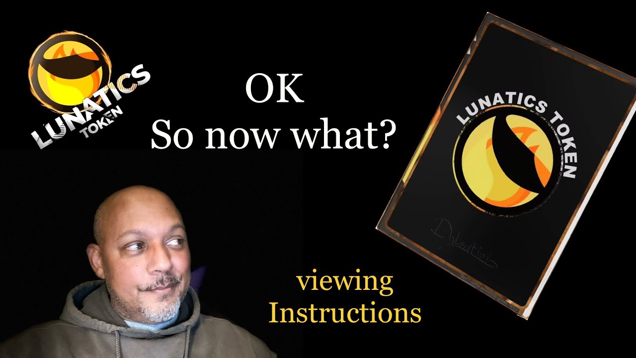 Lunatics Token 3D NFTs Viewing Instructions Made Simple (as possible)