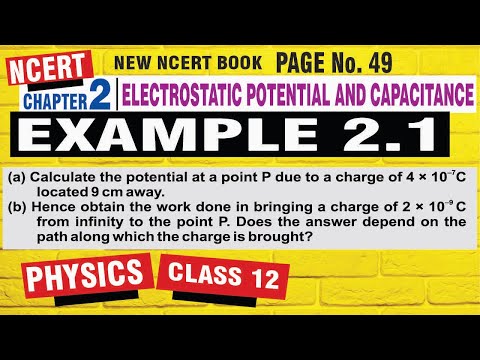 example 2.1 physics class 12 ✅ chapter 2 | example 2.1 | electrostatic potential and capacitance 🙂