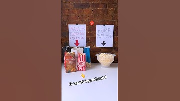 Waarom smaakt popcorn uit de bioscoop ZO veel lekkerder?🍿 #amazonfinds