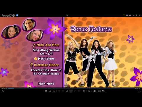 The Cheetah Girls 2 2006 DVD Menu Walkthrough