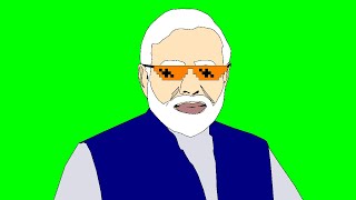 Narendra Modi Funny Thug Life Green Screen Animationgifs Modi Thug Life Video