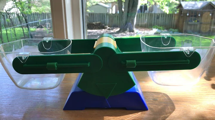 Measuring with a balance scale