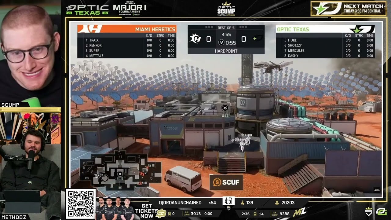 Scump & Methodz in DISBELIEF as OpTic Struggle vs Heretics 🤯