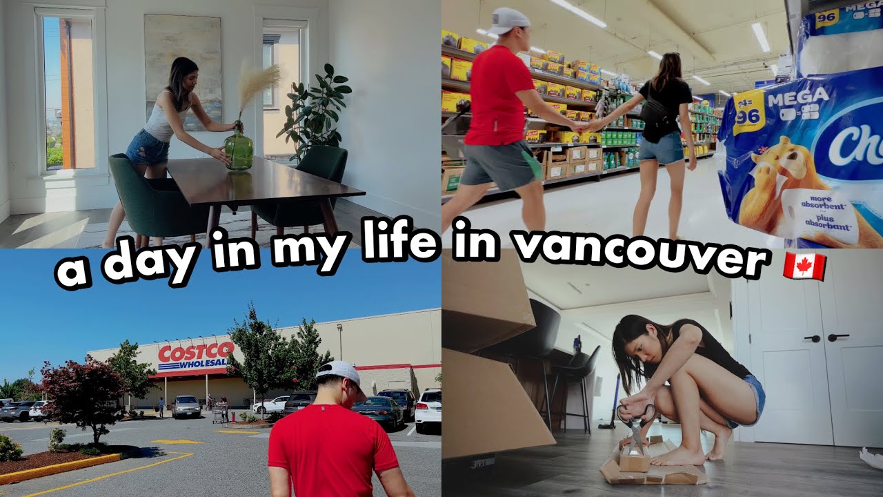 a day in my life in Vancouver | work from home, new furniture, groceries