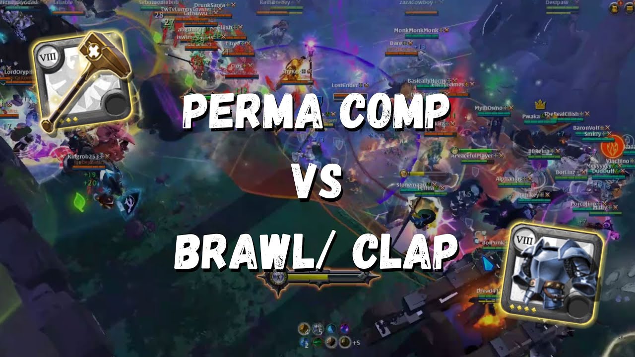 Contingent vs ZEIT (Brawl) vs OUCH (28% Brawl) | HOJ POV | Albion Online ZvZ