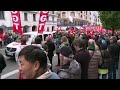 Marcha multitudinaria en Madrid por el Día Internacional del Trabajador | Al Rojo Vivo | Telemundo