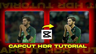 How to increase 480p video Quality into 4K in Capcut | Capcut Cricket HDR Tutorial screenshot 5