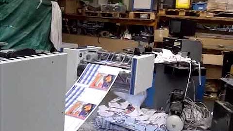 bowie 310s guillotine cutting with unwinder