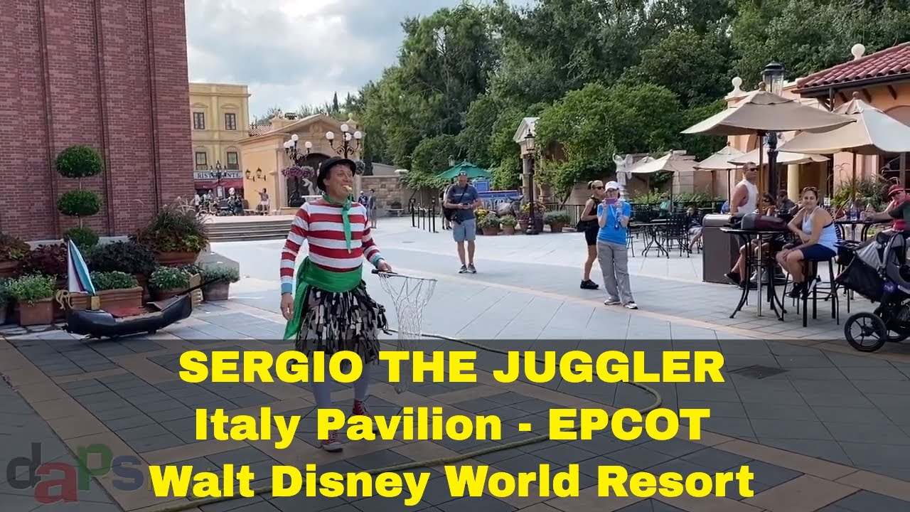 Sergio the Juggler - Italy Pavilion - EPCOT - Walt Disney World Resort
