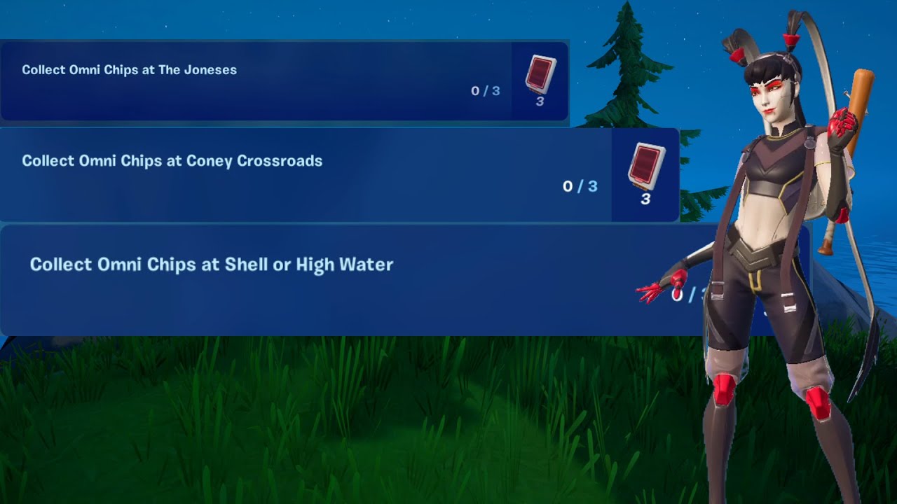 WEEK 8 Omni Chips Locations ( CONEY CROSSROADS, SHELL OR HIGH WATER, THE JONESES )