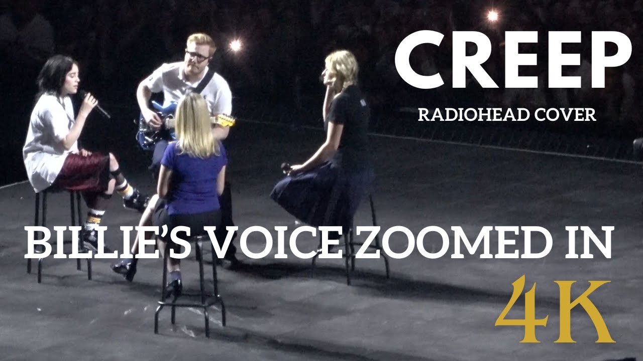 Billie Eilish CREEP  Billie's voice ZOOMED in Ziggo dome 04-05-2025