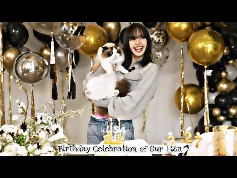 27th Birthday Celebration of our Lisa with Lloud 🌻🎉✨. #lloud #27th #birthday #lisa #blackpink #lisu
