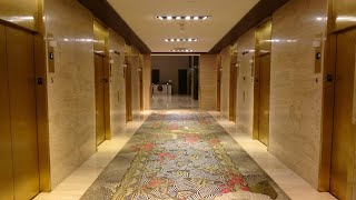 Otis Series M2 Traction Main Elevators at Hilton Anatole in Dallas, TX.