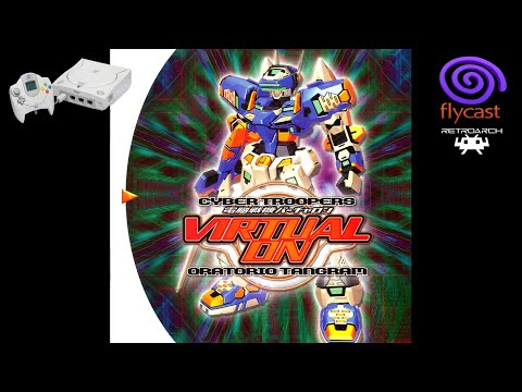 Cyber Troopers Virtual-On Oratorio Tangram | Flycast ( RetroArch ) | 4K 60FPS  Widescreen | RTX 3080