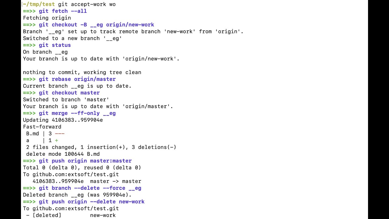Elegant Git Demo - YouTube