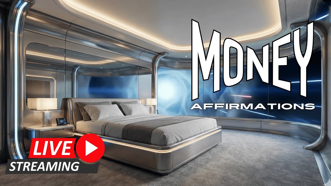 Sleep Money Affirmations 🌌 Space Bedroom  Deep Dark Ambient Dream Powerful Money Affirmations Loop