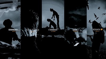 Watch till end😭Ye jism hai toh kya dark aesthetic status💔 | Sad boy status 😔| Alone Status🖤