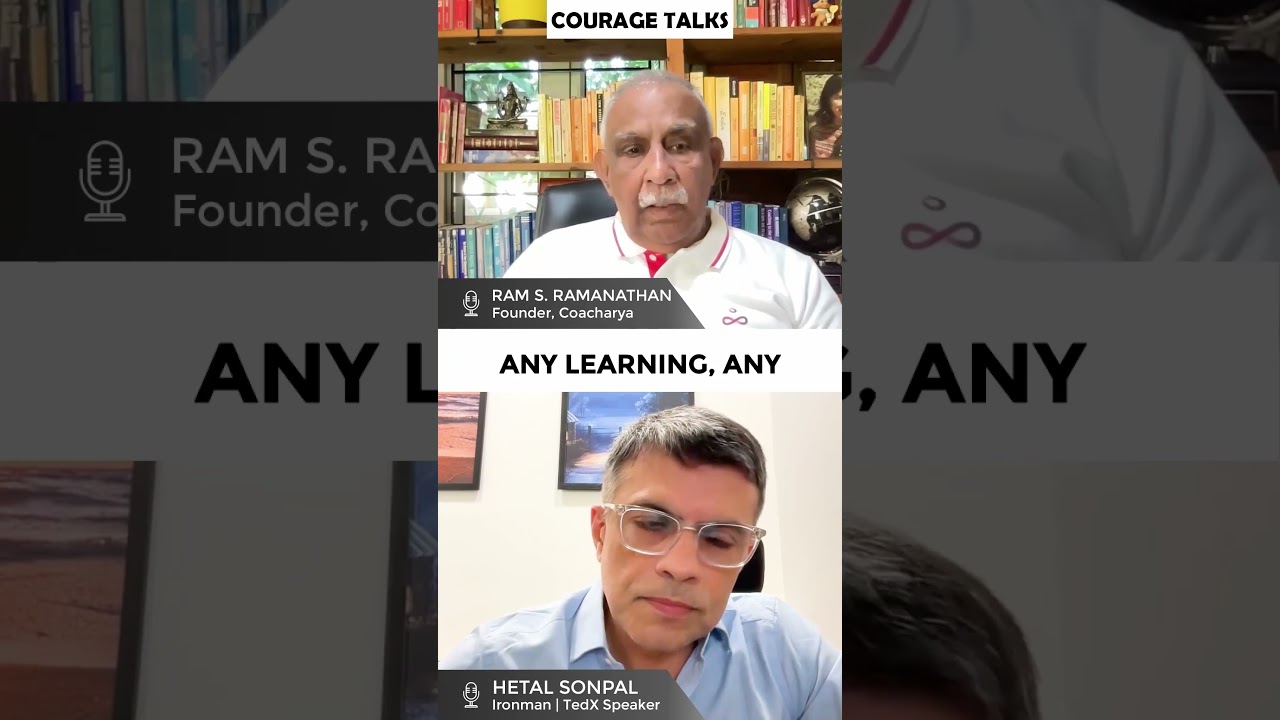 CT S6E1 Reel 3 - Ram S Ramanathan    Embracing discomfort