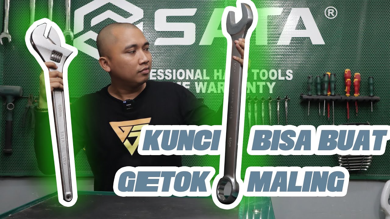 Kunci Terbesar Yang Gua Punya | Sata 40252 Kunci Ring Pas Jumbo,Sata 47208 Kunci Inggris