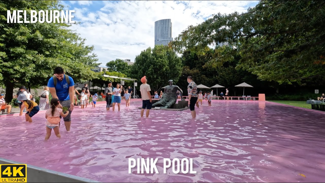 PINK POOL IN MELBOURNE | NATIONAL GALLERY VICTORIA
