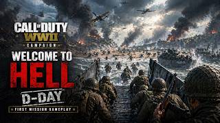 Welcome To Hell 😱 | COD WWII D-Day First Mission Gameplay