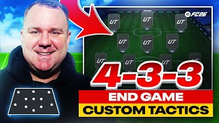 FC26 -(*END GAME*) 433 CUSTOM TACTICS AND PLAYER ROLES!!